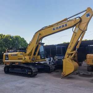 Excavadora sobre orugas Komatsu PC220 usada en perfecto estado de funcionamiento, componentes básicos que incluyen motor a la venta - Product Image 1