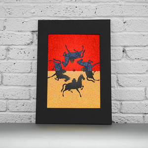 Poster Decorativo con Cornice in Cartone Senza Acidi, Stampa Artistica con Microillustrazioni, Arte Giclée, Foto di Celebrità - Product Image 6