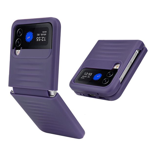 Soft Feel Plastic Shockproof Protective Phone Case for Galaxy Z Flip 4 5G