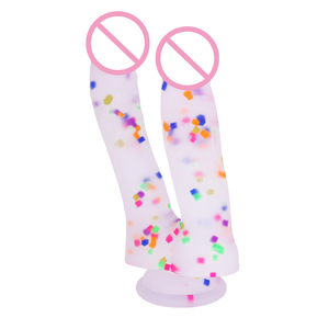 Muestra Gratuita de Dildo Gigante Largo y Delgado, Súper Suave, con Sensación de Piel Real, Enorme y Realista, 100% Impermeable, Juguete Sexual para Mujeres - Product Image 3