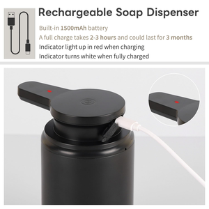 Distributeur de Savon Automatique Antibactérien en Plastique Intelligent Populaire pour Douche, Vente en Gros OEM ODM - Product Image 4