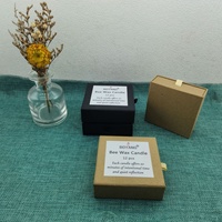 Bougies de méditation en pure cire d'abeille, mini bougies coniques en cire d'abeille, bougies de relaxation pour la prière, le yoga, bougies en cire d'abeille de 30 minutes