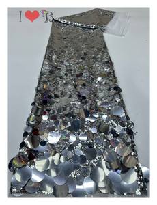 Blinglace payet jala bordir Eropa dan Amerika berkualitas tinggi payet bordir bordir Lurex klasik bordir untuk pesta - Product Image 4