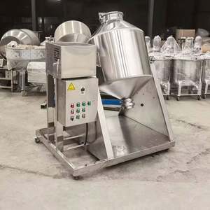 Mezcladoras de Tambor de Acero Inoxidable de 100 kg/200 kg, Mezcladora de Tambor con Rotación de 360 Grados - Product Image 3