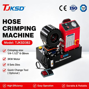 Máquina Prensadora de Mangueras Hidráulicas Portátil de 110V 60HZ, Máquina de Prensado de Tuberías Económica de China 220V para Talleres de Reparación de Maquinaria - Product Image 1