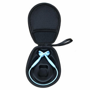 DEJUN usine personnalisé Portable étanche antichoc EVA stockage étui pour écouteurs anti-poussière dur voyage noir fermeture éclair 3 en - Product Image 1