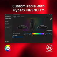Ratón para Juegos con Cable HyperX Pulsefire Haste 2 RGB, Sensor Óptico de 26000 DPI 26K, 6 Botones Programables, Ratón para Esports para PC y Xbox