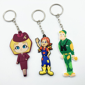 3D PVC Cute Anime <strong>Pokemoned</strong> Keychain Custom Cartoon Character Silicon <strong>Keyring</strong> for Promotional Use for Bags Cars Keychains - Product Image 1