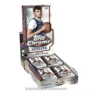 En stock, expédition immédiate : Boîte de rangement chromée 25-26 pour cartes de collection <span class=keywords><strong>NBA</strong></span> de stars de basketball, édition Hobby Value - Product Image 1