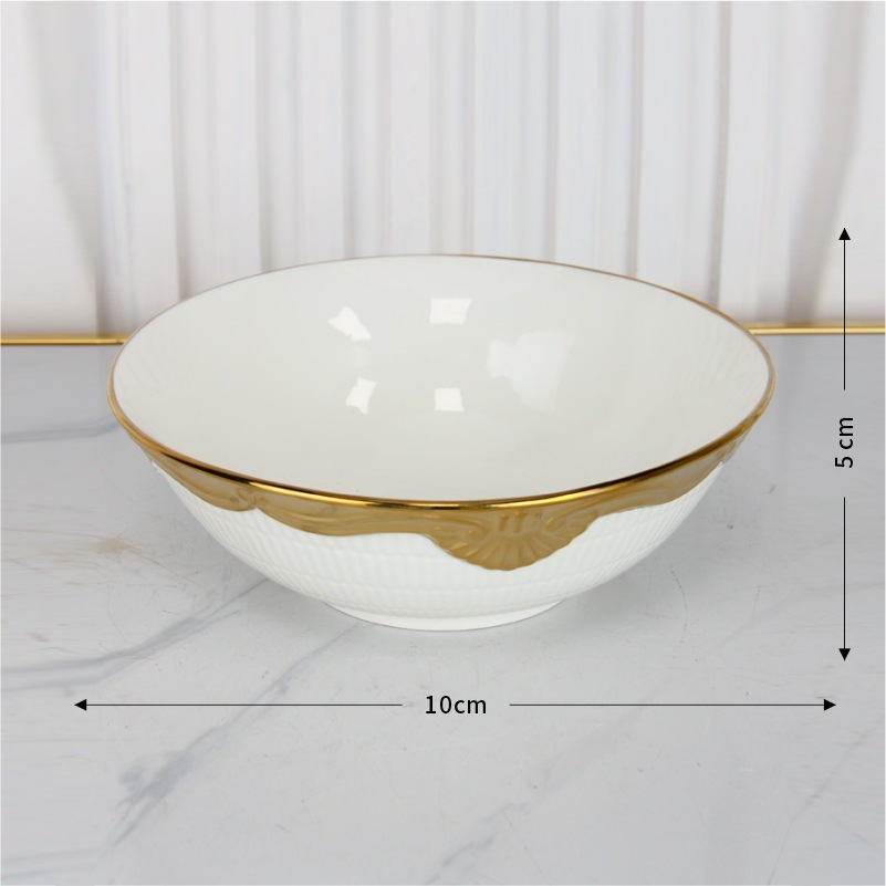 Tazón redondo de grano exterior de 4 pulgadas (10*10*5 cm)
