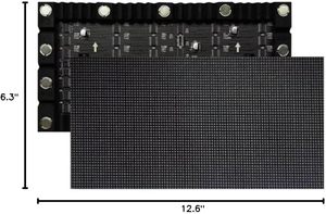 จอแสดงผล LED สีเต็มรูปแบบแบบยืดหยุ่น P5 สำหรับใช้งานภายในอาคาร ขนาด 64x32 พิกเซล รองรับ HDR ความสว่าง 600cd/m²  ขอบเขตสี 98% มุมมองการมองเห็น 140 องศา - Product Image 4