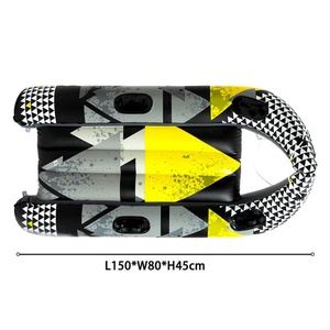 Toboggan gonflable en PVC pour enfants, luge de ski, luge à neige pour deux personnes, tubes à neige gonflables - Product Image 6