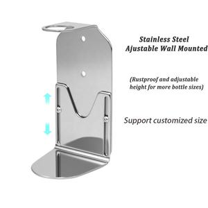 Soporte dispensador individual para champú <span class=keywords><strong>Gel</strong></span> de ducha Jabón líquido-Soporte de pared para hotel Fabricación de chapa de acero inoxidable - Product Image 3