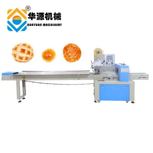 Brood Kussen Plastic Zak Verpakking Flow Wrapper Machine Voor Ei Roll Chocolade Bar Ijslolly