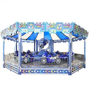 Carrusel de Caballos Speed Rider, Atracción de Feria, de Acero y Fibra de Vidrio, para Interiores y Exteriores, Escuelas, Parques de Diversiones, Hogar, con Certificación CE - Product Image 1