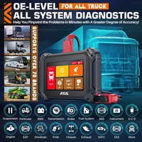 Escáner para Camiones de Servicio Pesado Ancel V5 HD Android de 7 Pulgadas con Más de 40 Funciones de Servicio y Codificación de ECU para Vehículos Comerciales de 12V/24V