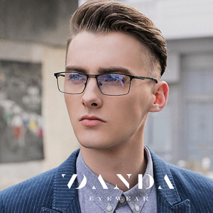 Danda Lunettes rectangulaires anti-lumière bleue pour hommes, verres PC, lunettes d'ordinateur 5909 - Product Image 2