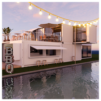 Maison préfabriquée Airbnb, Cabane modulaire, Maisons préfabriquées, Maisons conteneurs, Maison de luxe 40FT avec services hôteliers