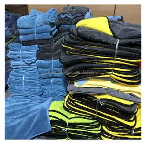 Defective Car Accessories Cheap Microfiber Pearl Plush Twisted Waffle Towel Auto Detailing Car Wash Glass Cleaning Cloth