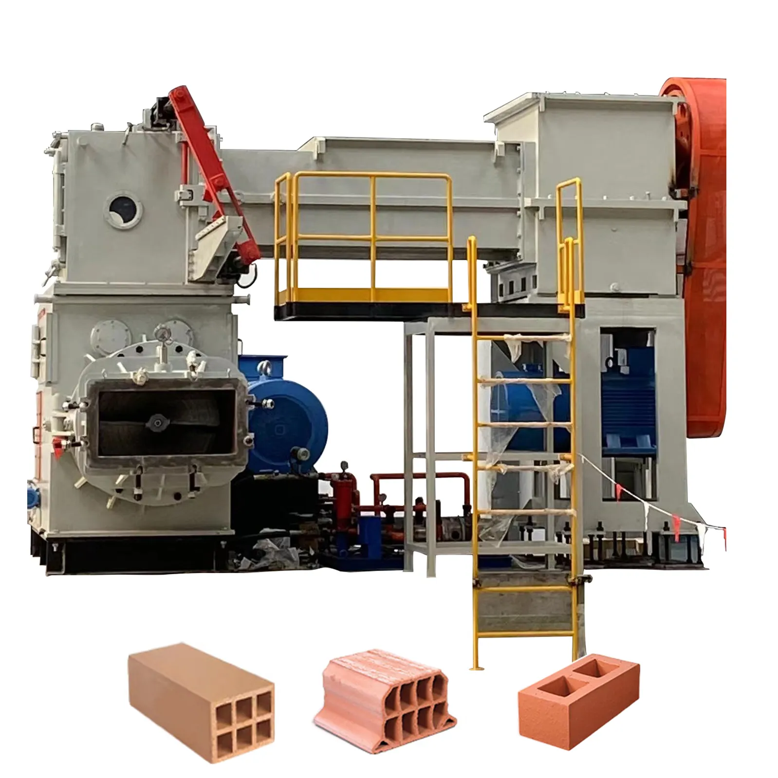 30-50 ton Per Hour Automatic Vacuum Extruder Clay Solid Bricks Extrusion Machinery Perforated clay Brick moulding machine