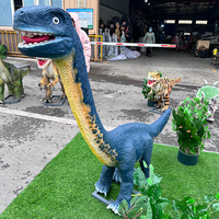 Modèle de dinosaure animatronique mécanique réaliste en métal pour parcs d'attractions, parcs d'aventure et centres commerciaux