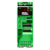 Variateur de fréquence Nidec Control Techniques Drives Commander S Micro NFC à usage général, triphasé 380V 0.55KW VFD S100-02423-0A0000 0.75HP VSD
