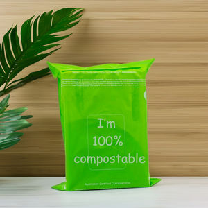 Extra dikke 2,5 mil 100% composteerbare verzendzakken voor expresskoeriers, afbreekbaar, op maat ontworpen, milieuvriendelijke poly enveloppen - Product Image 3