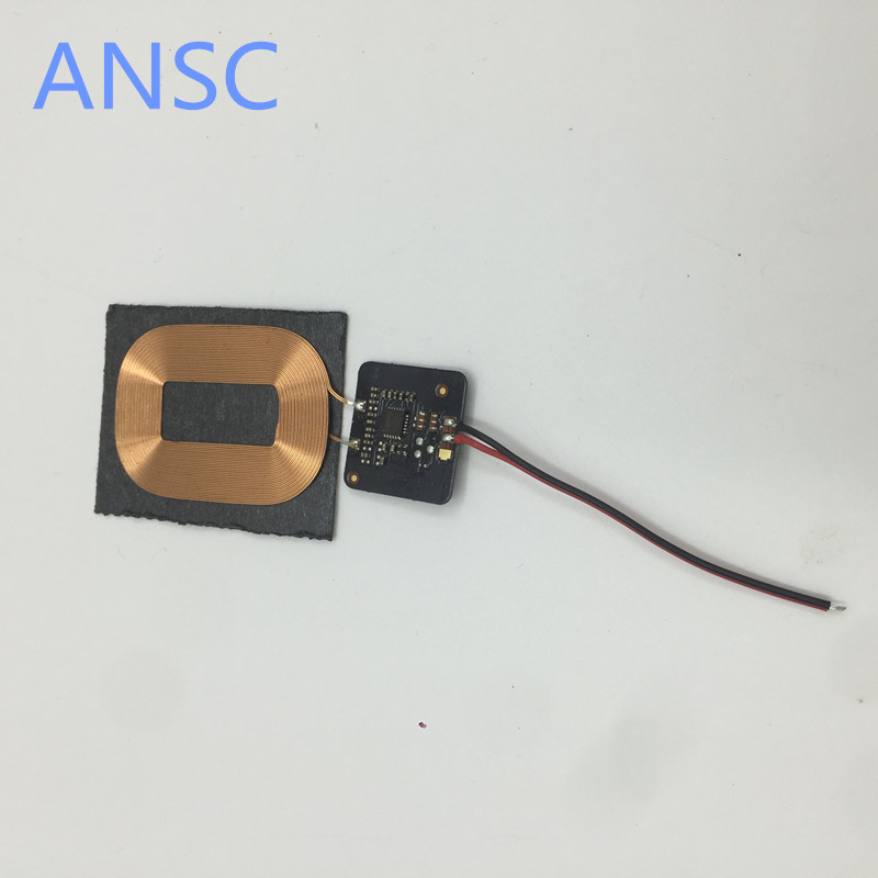 5 в 4,5 мА Вт RX модуль беспроводной приемник qi модуль беспроводной зарядки