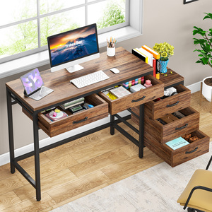 Bureaux d'<span class=keywords><strong>ordinateur</strong></span> Tribesigns à 5 tiroirs <span class=keywords><strong>pour</strong></span> la maison ou le bureau, avec armoire à tiroirs réversible, support d'<span class=keywords><strong>imprimante</strong></span> <span class=keywords><strong>pour</strong></span> petits espaces - Product Image 5