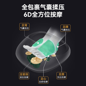 AUX Electric <b>Foot</b> <b>Massager</b> Full Automatic <b>Foot</b> And Leg Massage Home Use Plug In Button Control - Product Image 2