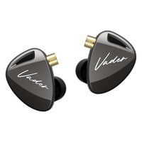 Écouteurs intra-auriculaires KZ Vader Sport IEM, isolation du bruit, triple transducteur, 4 commutateurs de réglage, clarté sonore, son stéréo toutes fréquences, confortables, IPX4