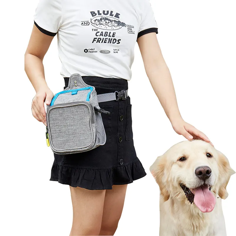 OEM ODM Walking Pet Walk Gürtel tasche Hund behandeln Beutel Tasche mit Magnet verschluss