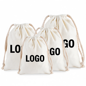Custom Canvas <b>Drawstring</b> <b>Bags</b>, Custom Size Cotton <b>Drawstring</b> Pouches, Jewelry Storage <b>Bags</b> - Product Image 5