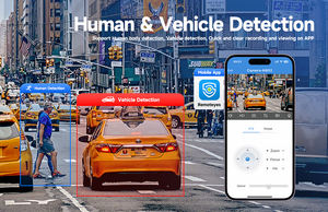 Caméra IP POE Bullet 8MP 4K avec détection IA des visages et des véhicules, audio bidirectionnel et alarme lumineuse rouge et bleue - Product Image 4