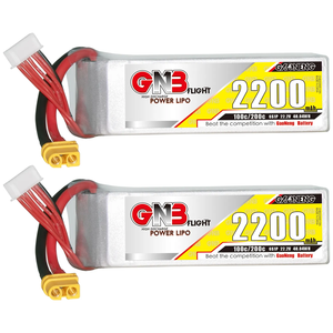 แบตเตอรี่ลิเธียมโพลิเมอร์ GaoNeng GNB 6S XT60 2200mAh 100C พร้อมปลั๊ก XT60 สำหรับโดรนบังคับวิทยุ  ประสิทธิภาพการปล่อยประจุสูง - Product Image 3