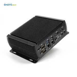 Sharerdp Core I3 I5 6th 7th 7100U 6 COM Mini serveur industriel sans ventilateur Mini PC I3 pare-feu Wifi Multi Port Nano Box pour moniteur - Product Image 2