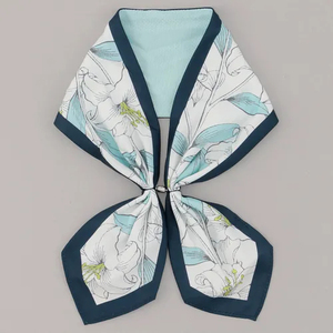 Pañuelo para el Cuello con Diseño Pintado a Mano Estilo Chino, Ligero y Transpirable para Mujer, Fibra de Poliéster + Nailon - Product Image 3