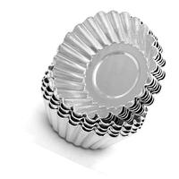Ramequins miniatures personnalisables en aluminium de 40 ml pour tartelettes aux œufs avec couvercle en aluminium, procédé blister, qualité alimentaire, impression de logo personnalisée, vente en gros