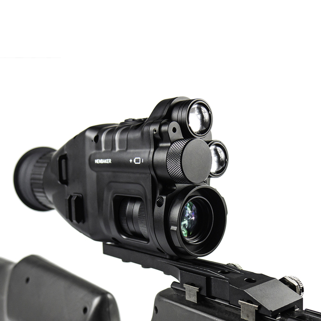 4x 1080P HD Infrared Night Vision Binoculars with 300M Range Aluminium Alloy 30fps for Low Light Hunting and Camera Use