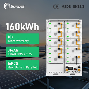 Système de stockage d'énergie solaire industriel Sunpal haute tension 512V, batterie 160KWH 314AH, compatible avec les systèmes de stockage d'énergie (BESS) - Product Image 1