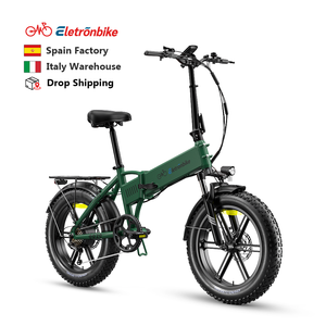 Tamaño plegado compacto bicicleta eléctrica montaña plegable 20" 4.0 fat tire fácil almacenamiento y transporte pedelec - Product Image 1