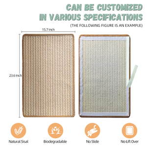 Nieuwe Kat Krabber Tapijt Met Magic Tape Sisal Krabpaal Voor Katten Handig Verpakken In Doos - Product Image 2