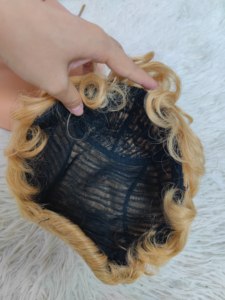 Promotion $9 Loose Short Bob <b>Wigs</b> Natural Human Hair Machine Non <b>Lace</b> <b>Wigs</b> Short Pixie Cut F561 Hot Selling Wholesale - Product Image 6