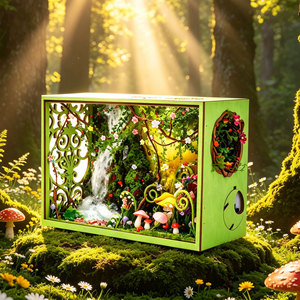 <span class=keywords><strong>Kit</strong></span> de maison miniature DIY Minihaven : Construisez votre mini-maison, serre <span class=keywords><strong>champignon</strong></span> <span class=keywords><strong>magique</strong></span>, boîte de rangement pour adultes - Product Image 2