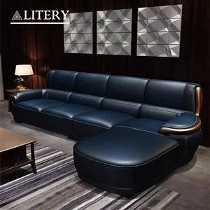 Italy Modern Latest Classical Design Durable leather sofa, the latest sofa design living room furniture