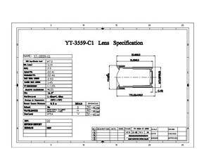 비왜곡 1/3 ''M12 렌즈 1/2.8" <span class=keywords><strong>mm</strong></span> 포맷 저왜곡 M12 4k 렌즈 8mp 자동차 카메라 모듈용 렌즈 - Product Image 3