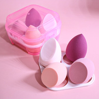 YRX C045 Esponja de Maquillaje Reutilizable y Lavable de Color Personalizado, en Forma de Bailarina, Ataúd, Almendra o Cuadrado, Herramienta de Belleza para Base de Maquillaje