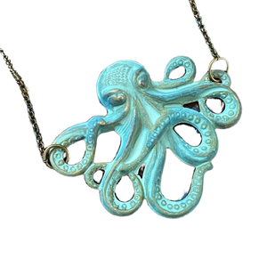 GT Retro Cthulhu collar Unisex gótico calle <span class=keywords><strong>Hipster</strong></span> estilo con cadena de eslabones colgante de pulpo pirata de moda para boda o regalo - Product Image 1