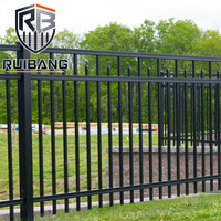 Sistema de Valla Tubular de Acero Personalizado Ruibang con Opciones de Altura, Color y Puerta