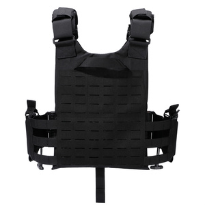 Gilet Tattico Leggero in Nylon 500D <span class=keywords><strong>MOLLE</strong></span> con Sgancio Rapido Porta Piastre Protettive - Product Image 4